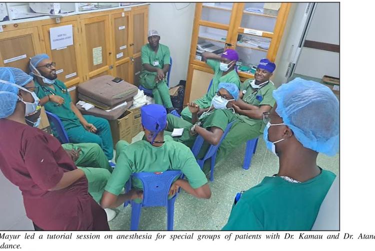 THE DEPARTMENT OF ANAESTHESIA PARTICIPATION IN ST. THERESA MISSION HOSPITAL, KIIRUA, ORTHOPAEDIC CAMP